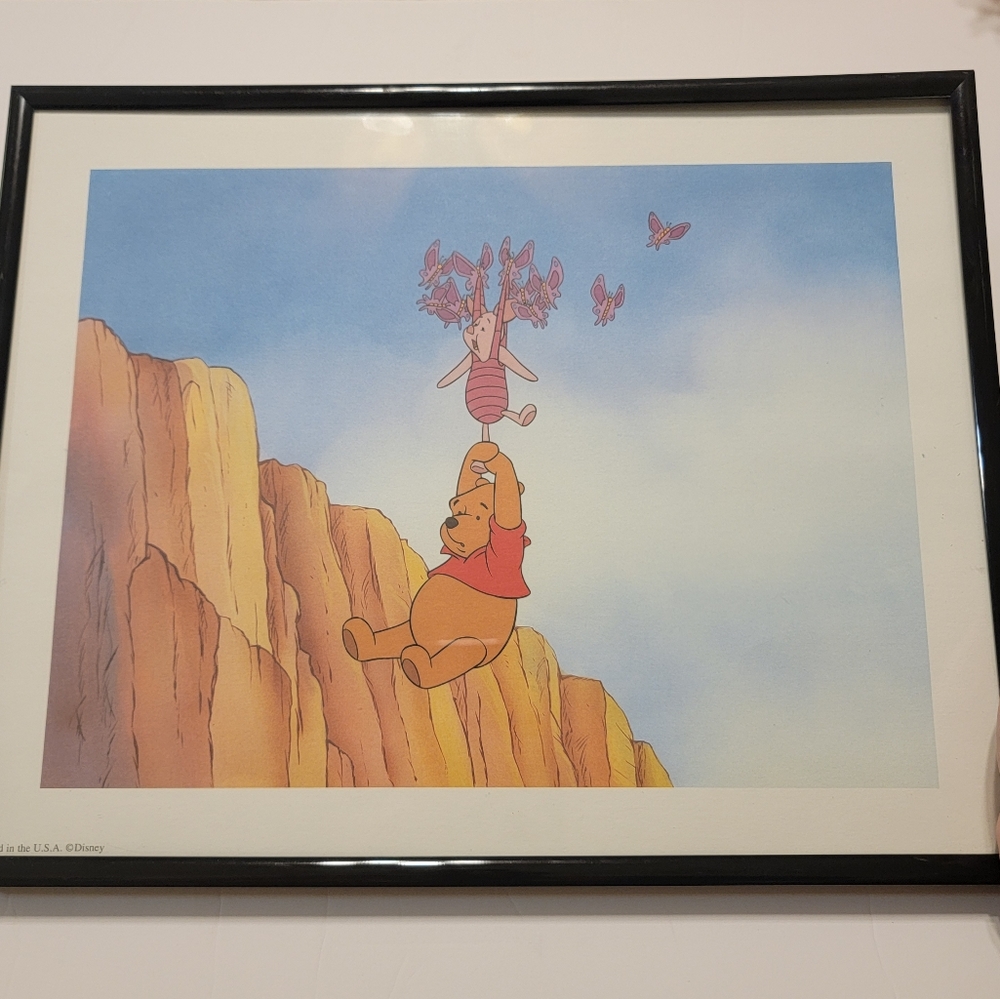 Vintage Authentic Disney Winnie The Pooh Frame